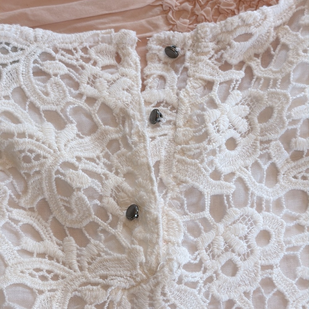 Lucky Brand White Embroidered Dress - Picture 5 of 11